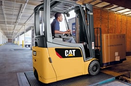 Cat Electric Three-Wheel Forklift