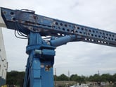 Baby Blue Refurbished Crane Rusted