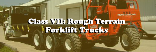 Rough Terrain Forklift Trucks Class 7 Banner
