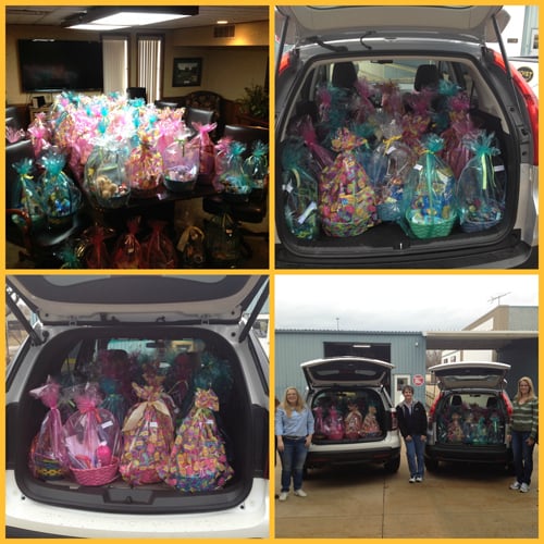 All Easter baskets are ready for Summit Count Children Services