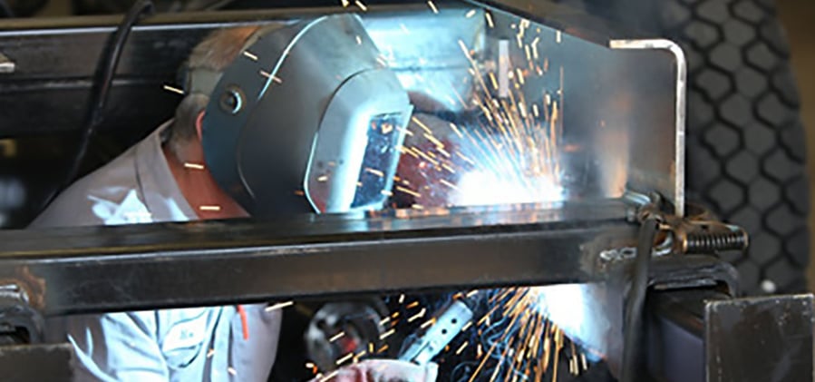 Welder working