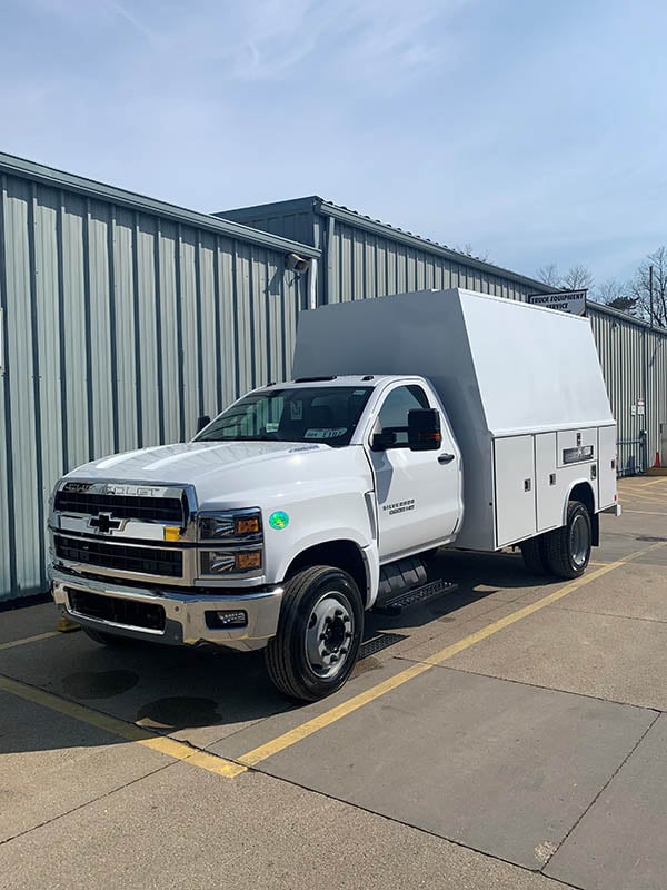 2022 Reading Enclosed Steel Classic II High Roof Service Body