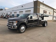2021 Ford F550 XLT Extended Cab 4x4 with a Jerr-Dan MPL-40 Twin Line Extendable Boom Wrecker