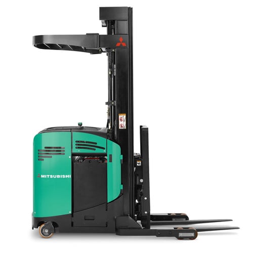 3,000-4,500 lb Capacity Electric Reach Trucks Mitsubishi Forklifts