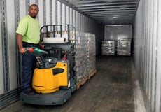 Jungheinrich Walkie Pallet Trucks allow you to easily transport loads through the warehouse