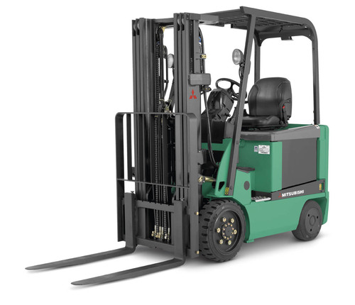 Mitsubishi 3,000-3,500 lb Capacity Electric Cushion Tire Forklift