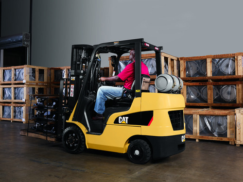 feature picture of CAT Small IC Cushion Forklift