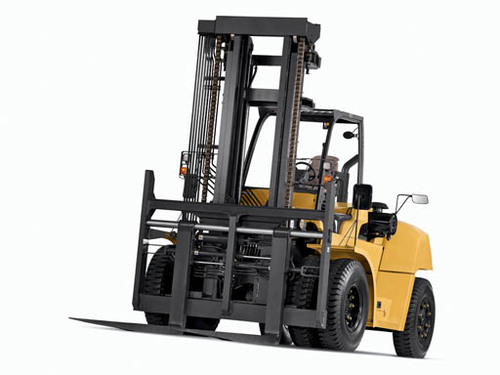 Fallsway Rental - 10,000 lb capacity diesel forklift with pneumatic tires