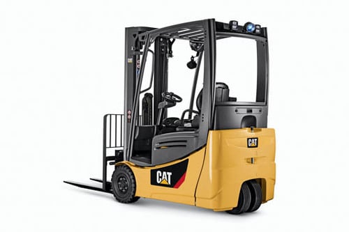 CAT Forklift - 2,500-4,000 Capacity lb 3-Wheel Pneumatic Tire