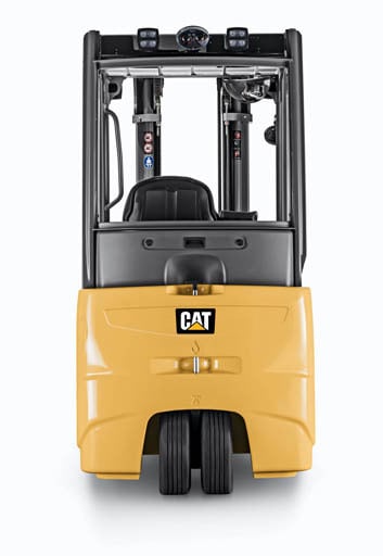 CAT Forklift - 2,500-4,000 Capacity lb 3-Wheel Pneumatic Tire