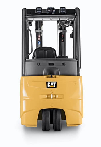 CAT Forklift - 2,500-4,000 Capacity lb 3-Wheel Pneumatic Tire 