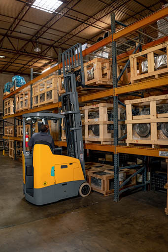3,500 Electric Stand-up Counterbalance Forklift Rental