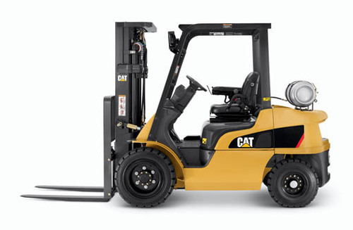 6,000 lb capacity internal combustion pneumatic tire forklift rental from Fallsway
