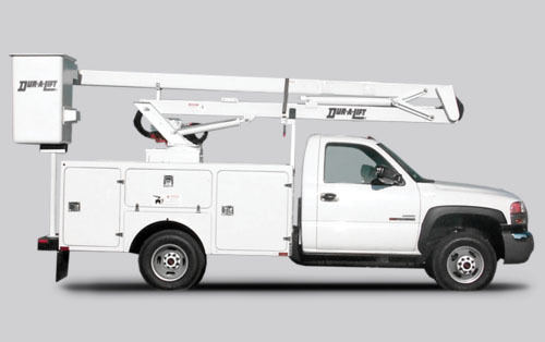 Articulating Nonovercenter Bucket Truck