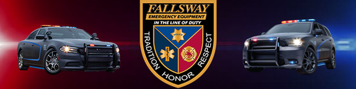 Fallsway Emergency Equipment Police Upfit Service Banner