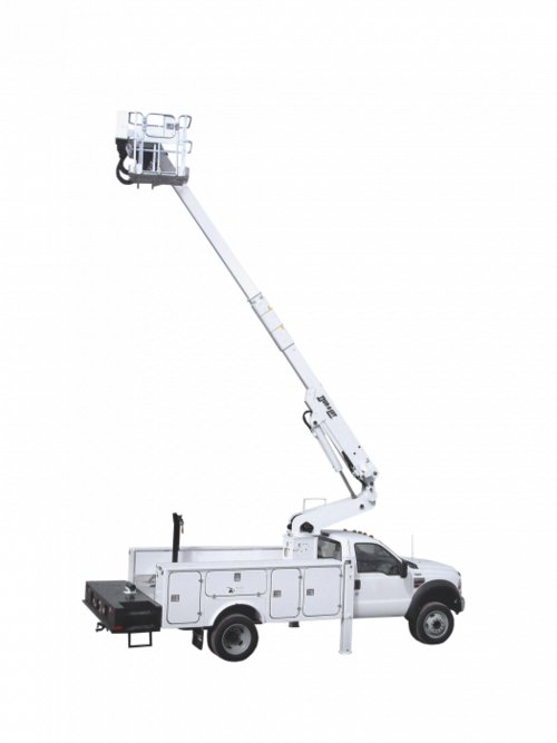 Dur-A-Lift Telescopic Material Handling Bucket Truck DPM Series Extended Bucket