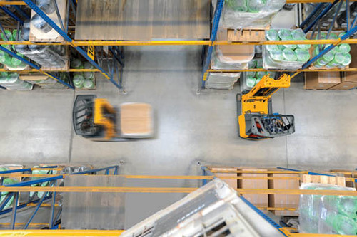 Jungheinrich ETV/ETM 214/216 Reach Trucks in warehouse