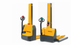 2,200 lb. Walkie Straddle Stacker