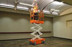 feature picture of Snorkel S3010P Push-Around Mini Scissor Lift