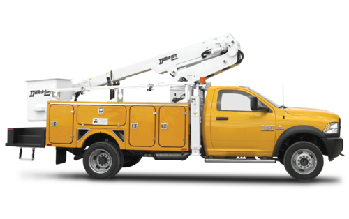 Dur-A-Lift Telescopic Bucket Truck Double Basket DPM2 Side View