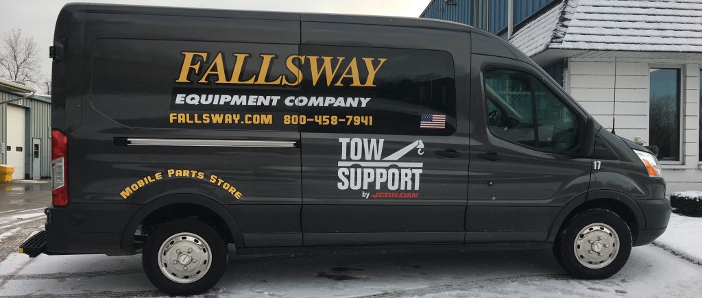 Fallsway Towing & Recovery Parts Van