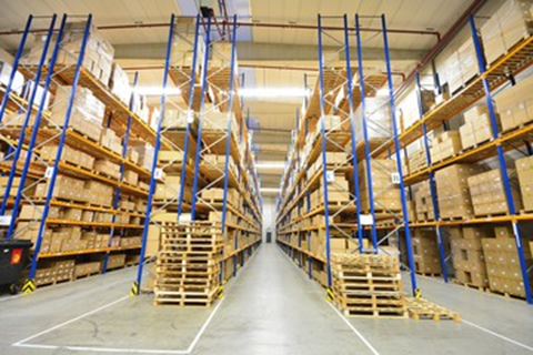 Large inventory and pallets