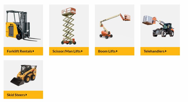 Variety of machinery