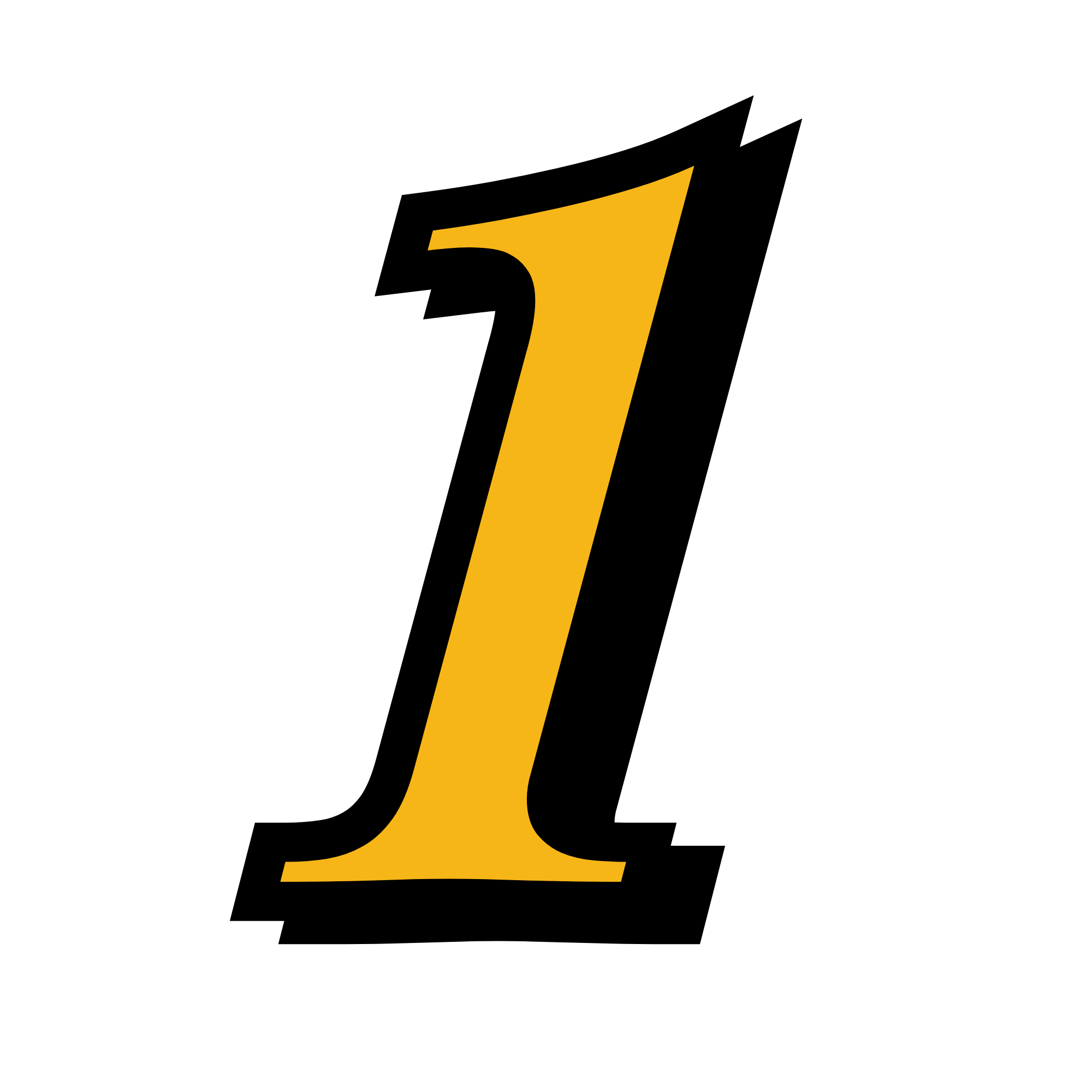 Number 1 (Fallsway Font)