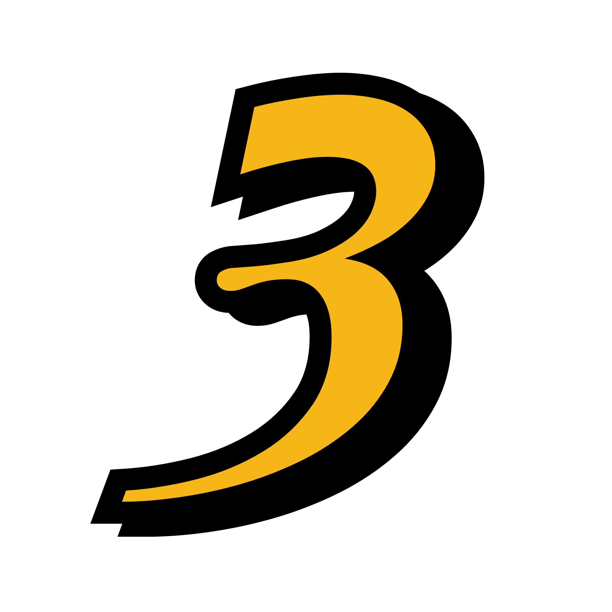Number 3 (Fallsway Font)