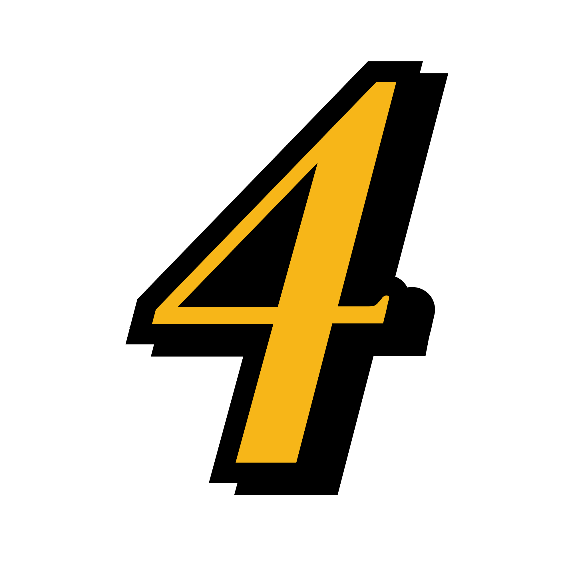Number 4 (Fallsway Font)