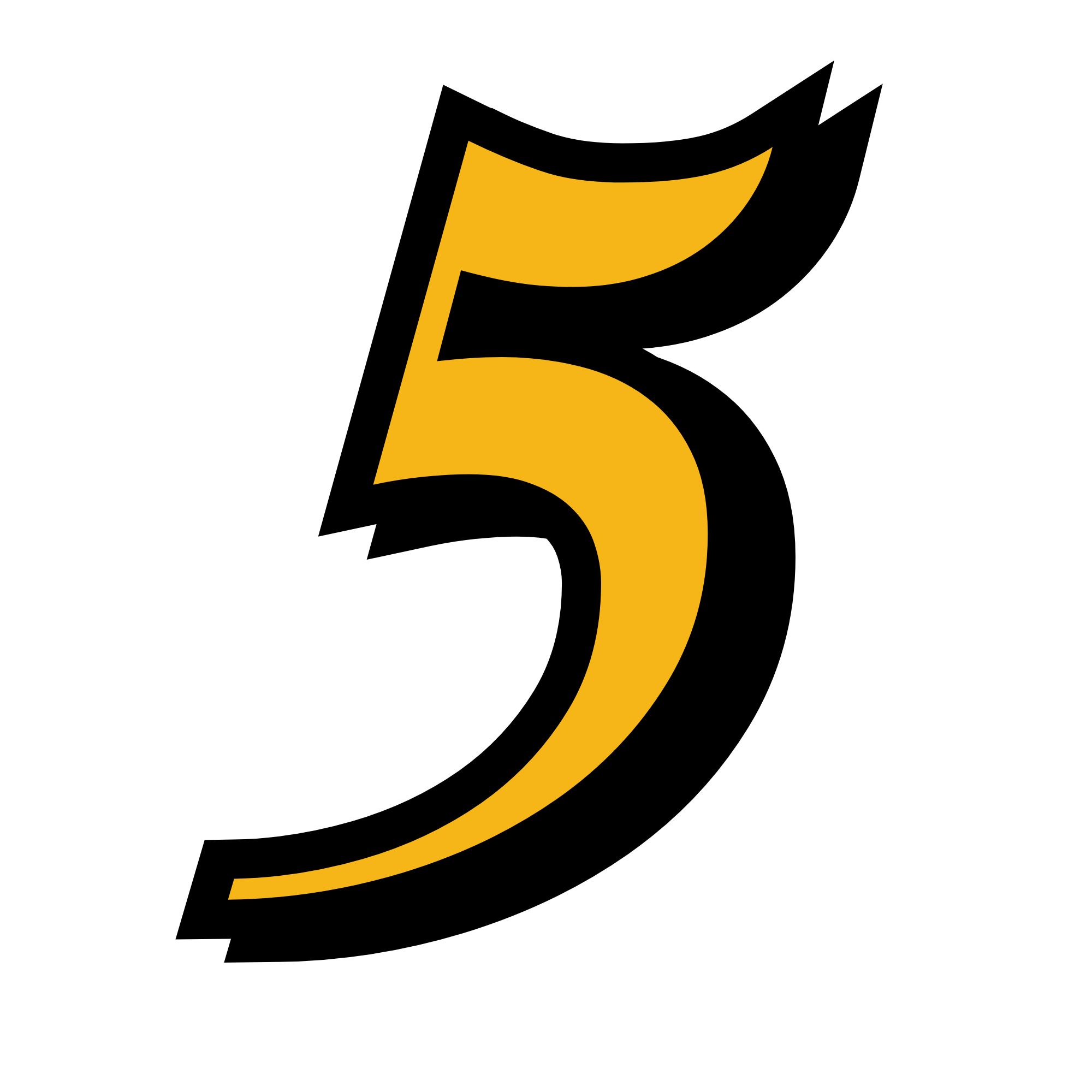Number 5 (Fallsway Font)