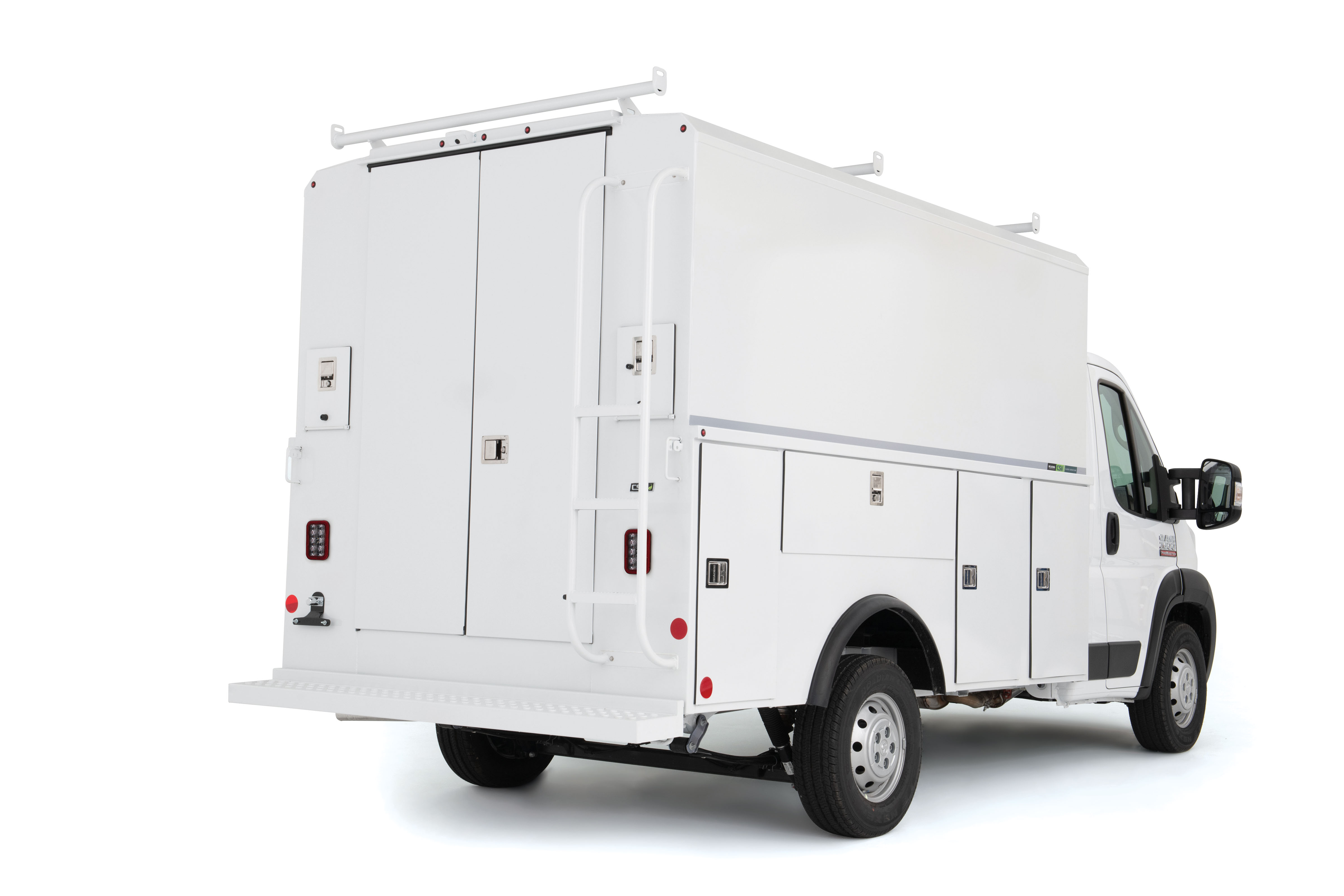 Reading Truck Classic Service Van Body Rear Curbside