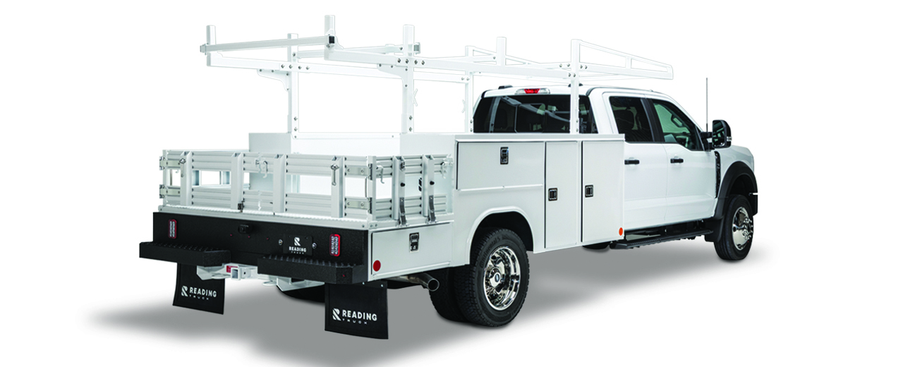 Reading Truck Combo Body Rear Curbside